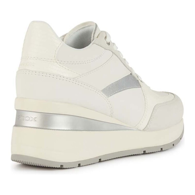 Sneakers boty Geox D ZOSMA bílá barva, D368LA 08504 C1000