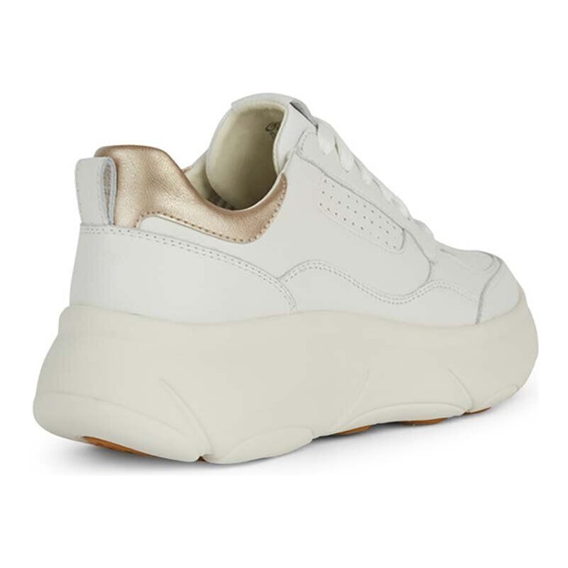 Kožené sneakers boty Geox D NEBULA 2.0 X bílá barva, D45NHB 046NF C1000