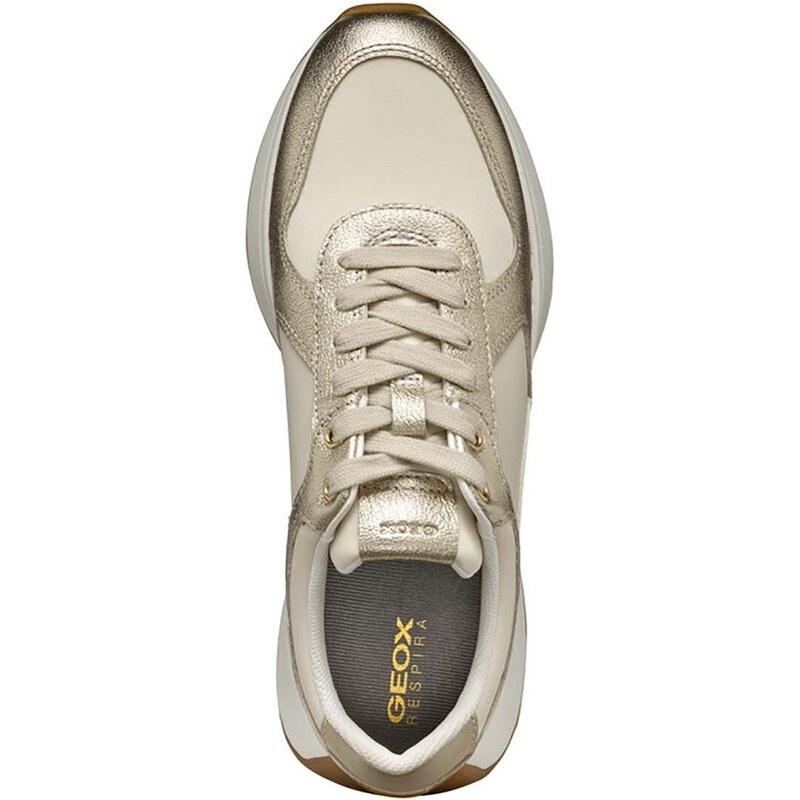 Sneakers boty Geox D AMABEL zlatá barva, D45MDA 0BVFU C2XH6