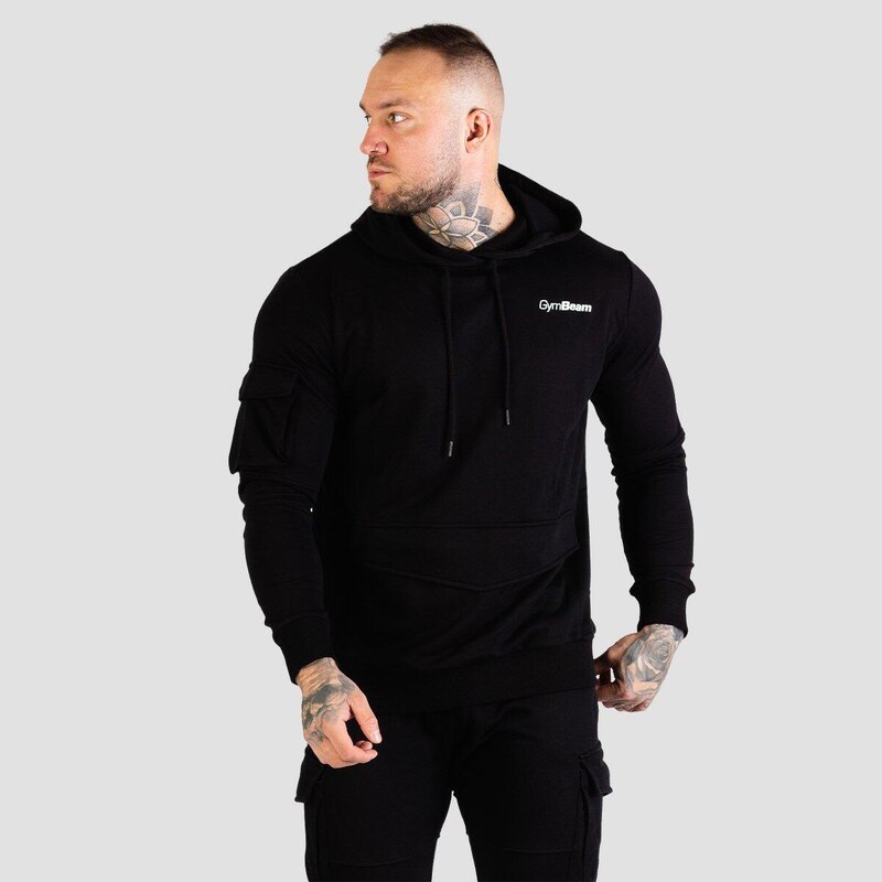 GYMBEAM Mikina pánská fitness s kapucí TRN Hoodie