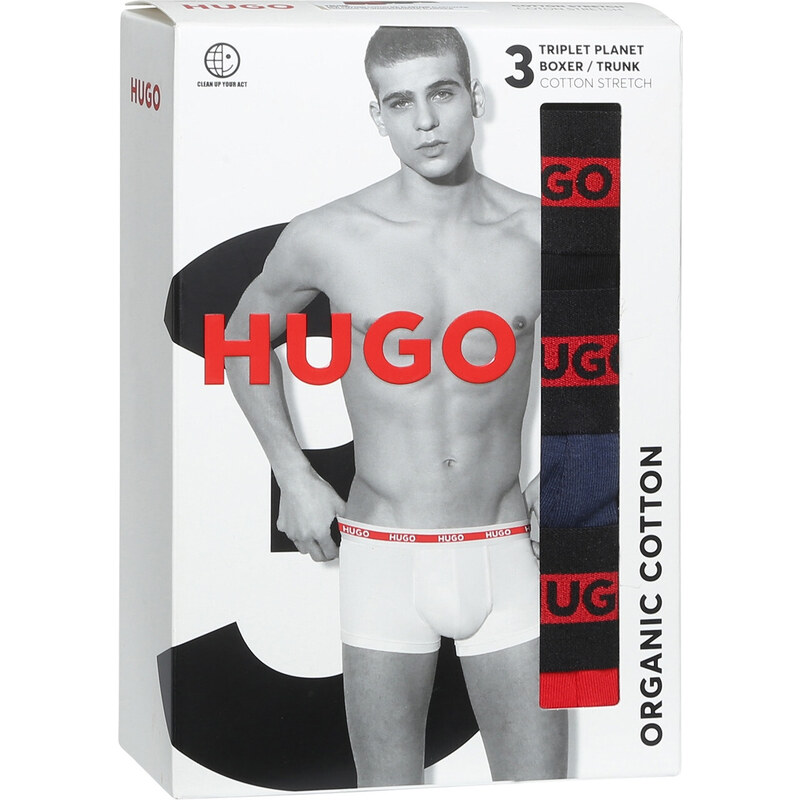 3PACK pánské boxerky HUGO vícebarevné (50503083 623)