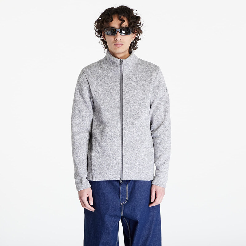 Pánský svetr Poutnik by Tilak Monk Zip Sweater Grey Melange