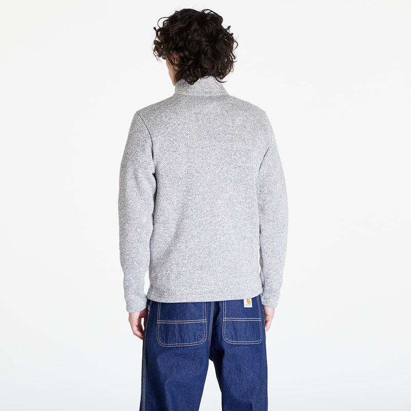 Pánský svetr Poutnik by Tilak Monk Zip Sweater Grey Melange