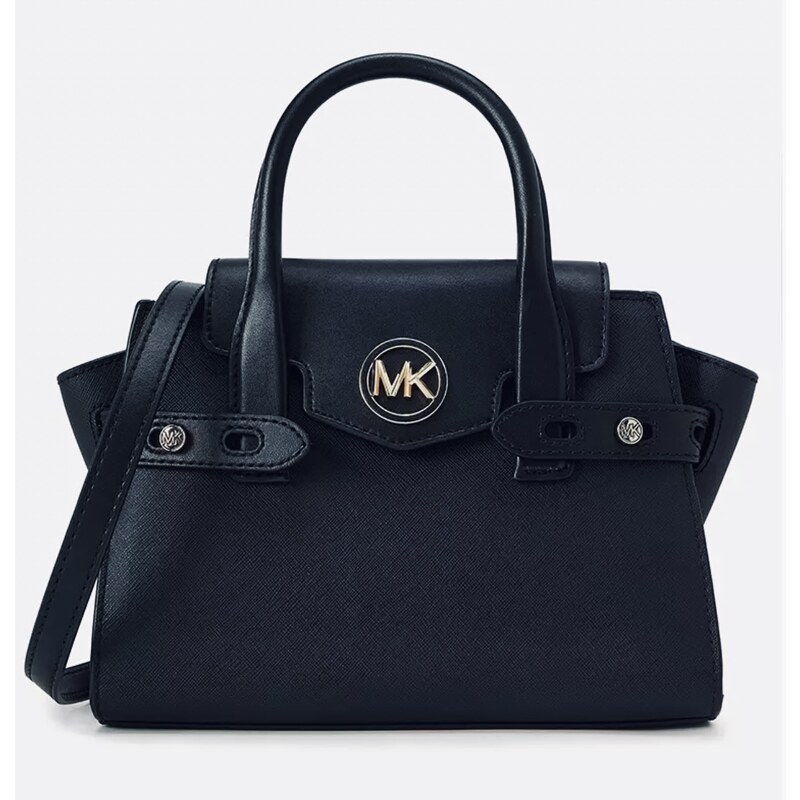 Kabelka Michael Kors Carmen medium flap tmavě modrá