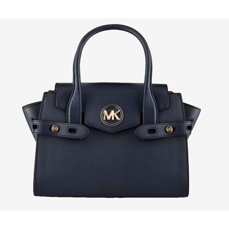 Kabelka Michael Kors Carmen medium flap tmavě modrá