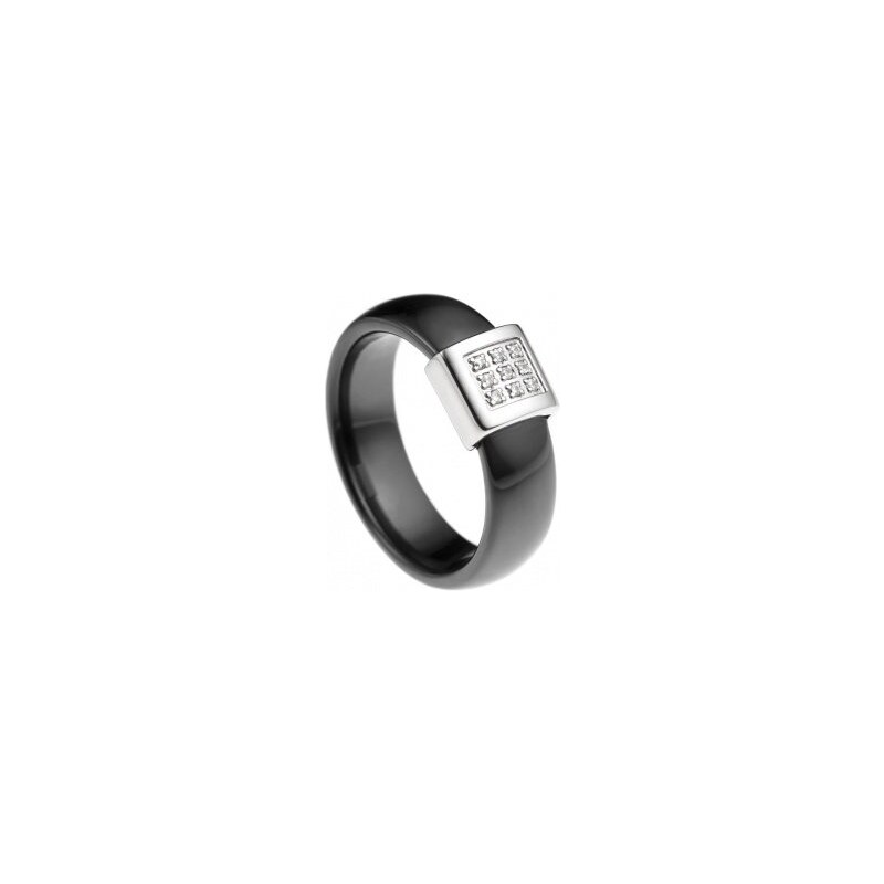 Ceramic Line Dámský prsten Ceramic Line Ring 0 50 W MB-SCBA4-N