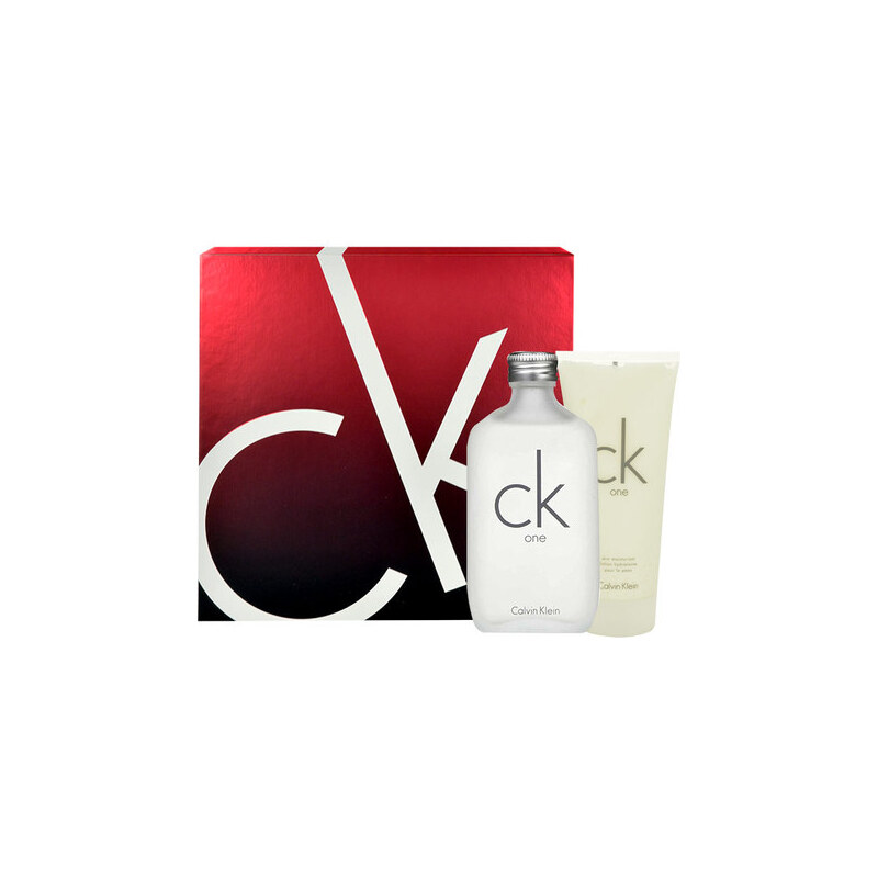Calvin Klein CK One EDT dárková sada U - Edt 200ml + 200ml tělové mléko