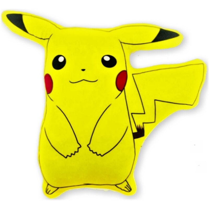 SkyBrands Tvarovaný polštářek Pokémon Pikachu - 28 x 30 cm