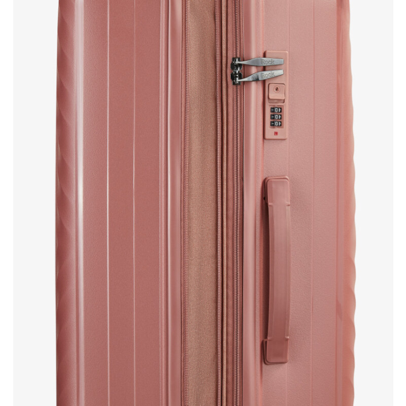 ROCK Infinity sada 3 cestovních kufrů TSA 54/64/73 cm Dusty Pink
