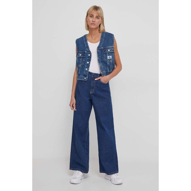 Džínová vesta Calvin Klein Jeans