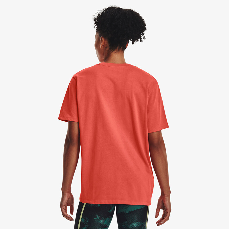 Dámské tričko Under Armour Project Rock Heavyweight Campus T-Shirt Orange