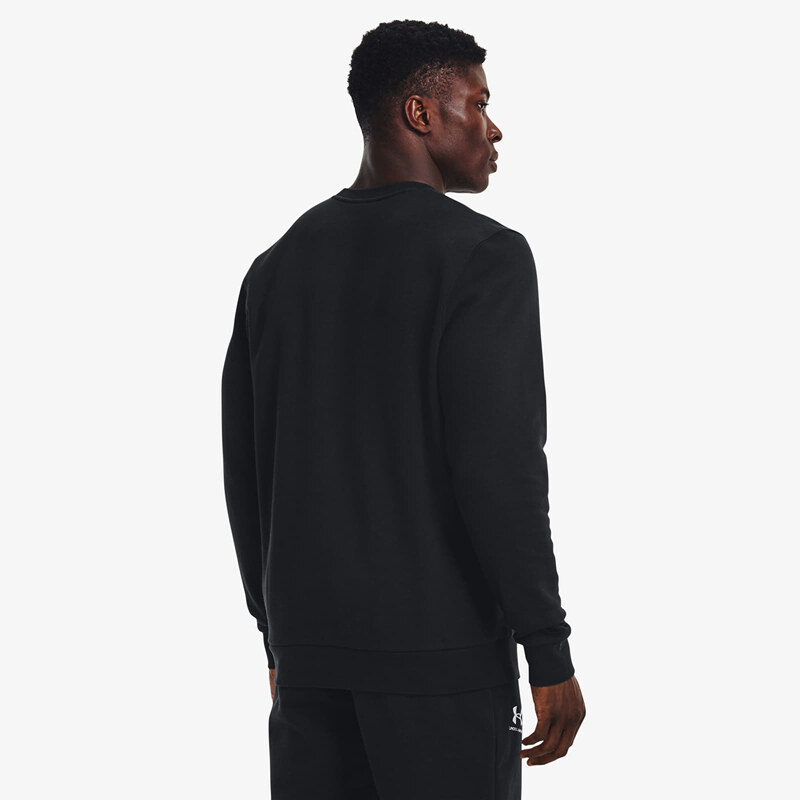 Pánská mikina Under Armour Essential Fleece Crew Black