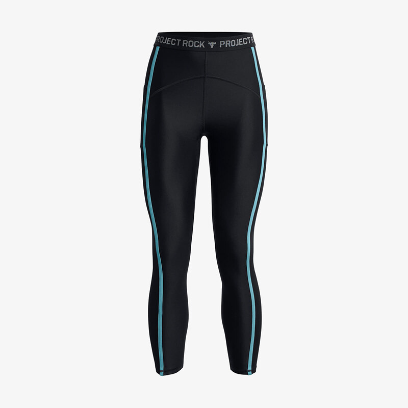 Dámské legíny Under Armour Project Rock Heatgear Ankle Leggings Black