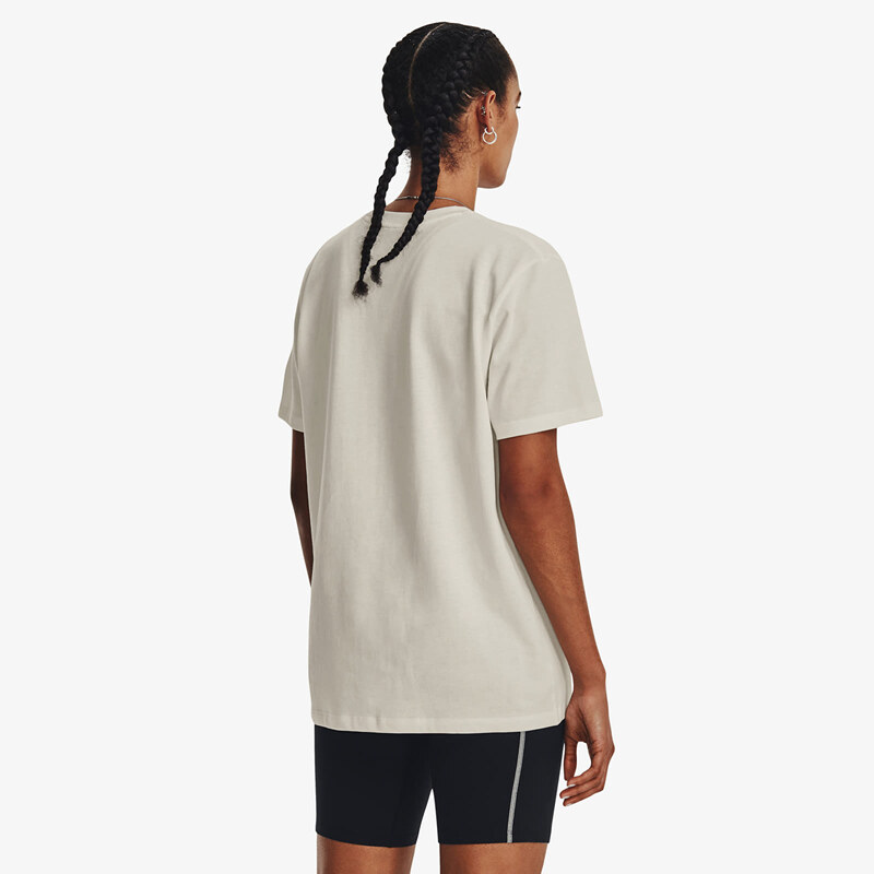 Dámské tričko Under Armour Project Rock Heavyweight Campus T-Shirt White