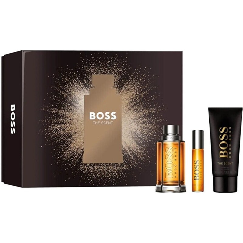 Hugo Boss Boss The Scent - EDT 100 ml + sprchový gel 100 ml + EDT 10 ml