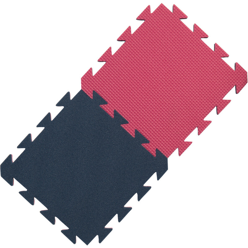 YATE PĚNOVÝ KOBEREC modrá/růžová 29x29x1,2 cm