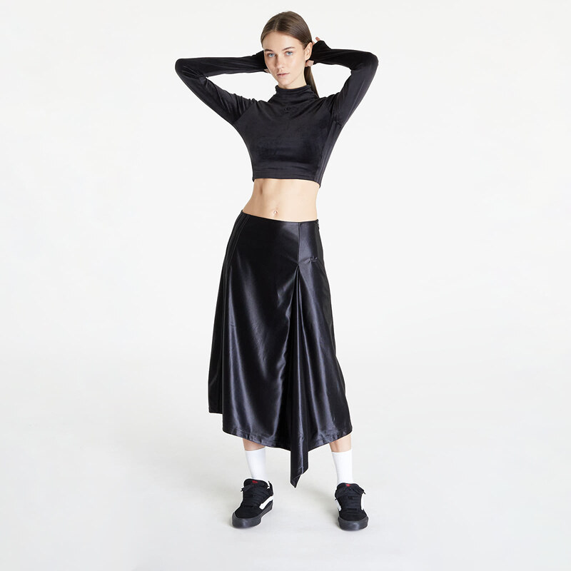 adidas Originals Dámské tričko adidas Velvet Crop Top Black