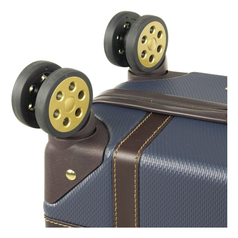 ROCK Vintage sada 3 cestovních kufrů TSA 55/68/78 cm Cream