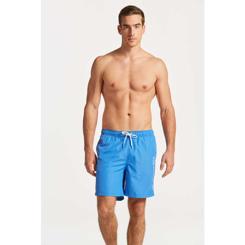 PLAVKY GANT LC LIGHTWEIGHT LOGO SWIM SHORTS modrá S