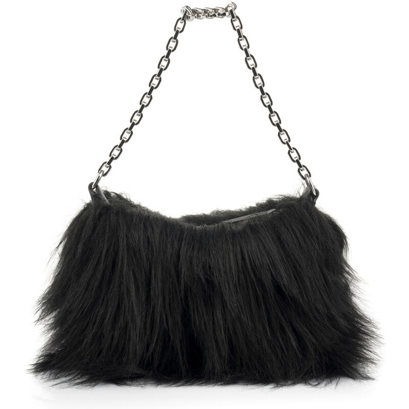 KABELKA KARL LAGERFELD K/EVENING MINI SHB FAUX FUR