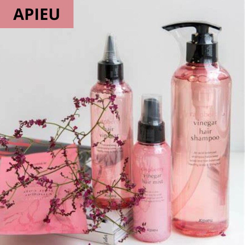 APIEU - RASPBERRY HAIR VINEGAR - Korejský vlasový kondicionér s malinovým octem 200 ml