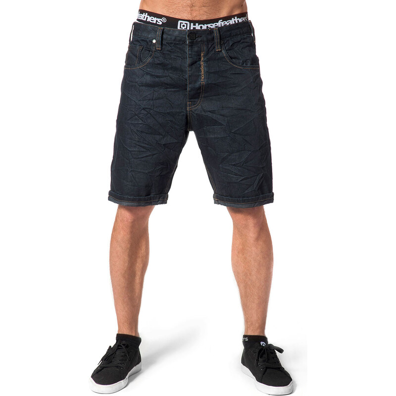 Horsefeathers Ground Denim Shorts Dark Indigo