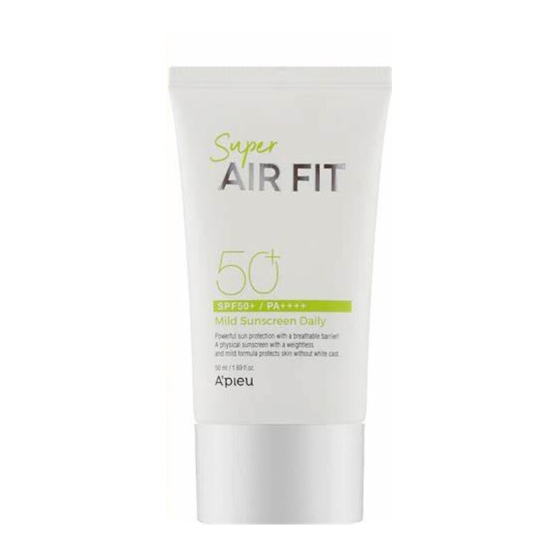 APIEU - SUPER AIRY FIT MILD SUNSCREEN SPF50+ PA++++ - Korejský opalovací krém 50 ml