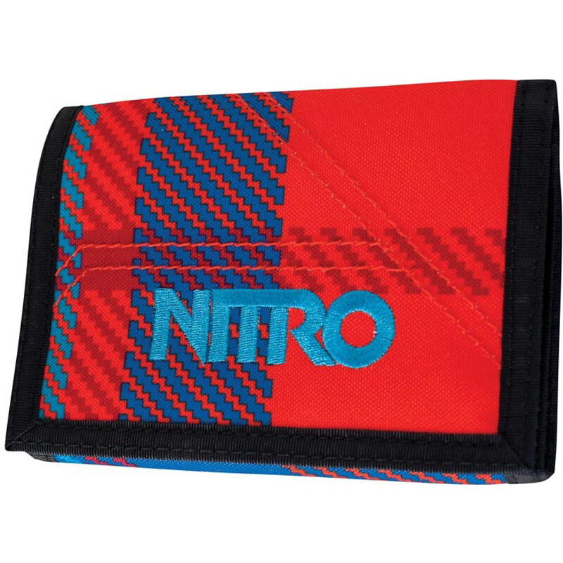 Nitro Wallet Plaid Red/Blue