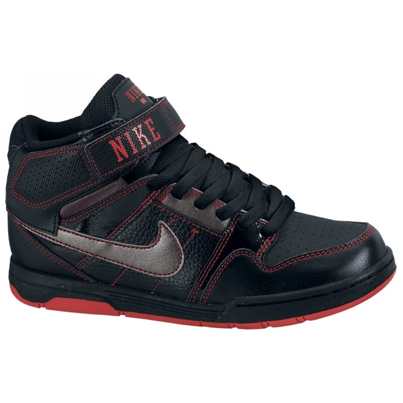 Nike Mogan Mid 2 Junior Black/Mtlc Dark Grey/University Red