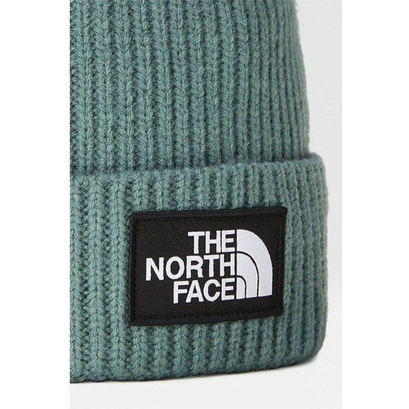 Zimní čepice THE NORTH FACE Box Logo Cuffed Beanie green