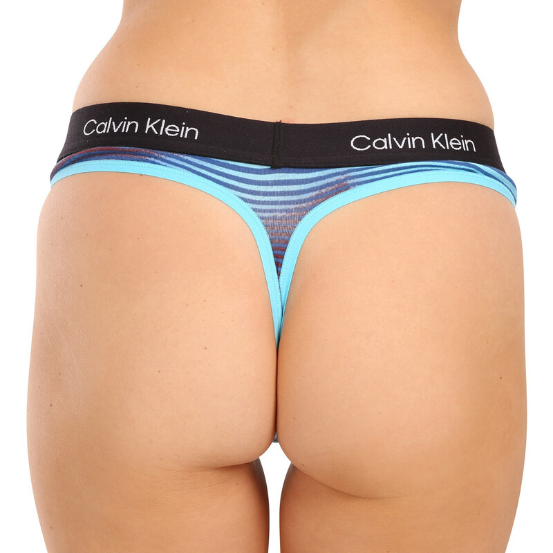 Dámská tanga Calvin Klein vícebarevná (QF7221E-GNX)