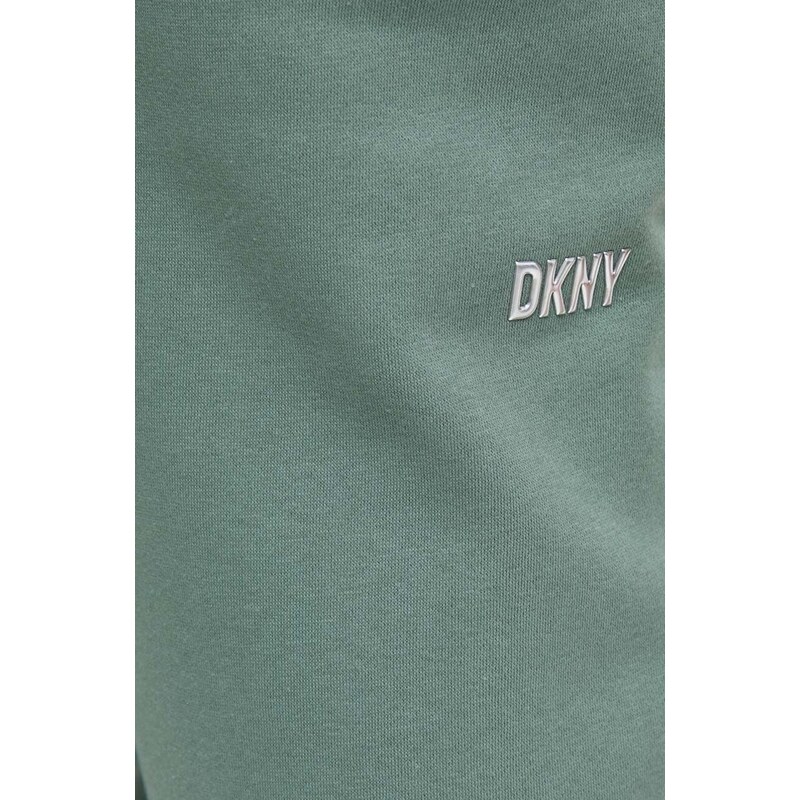 Tepláky Dkny šedá barva, hladké, DP2P3114