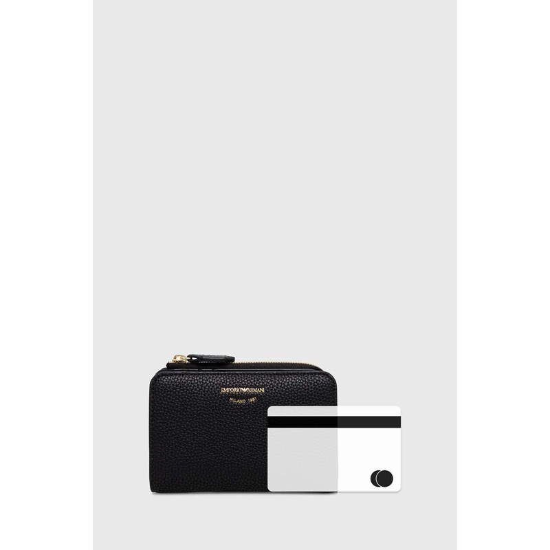 Peněženka Emporio Armani černá barva, Y3H327 YVZ7B