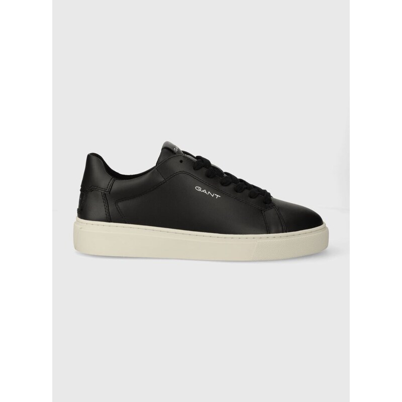 Kožené sneakers boty Gant Mc Julien černá barva, 28631555.G00