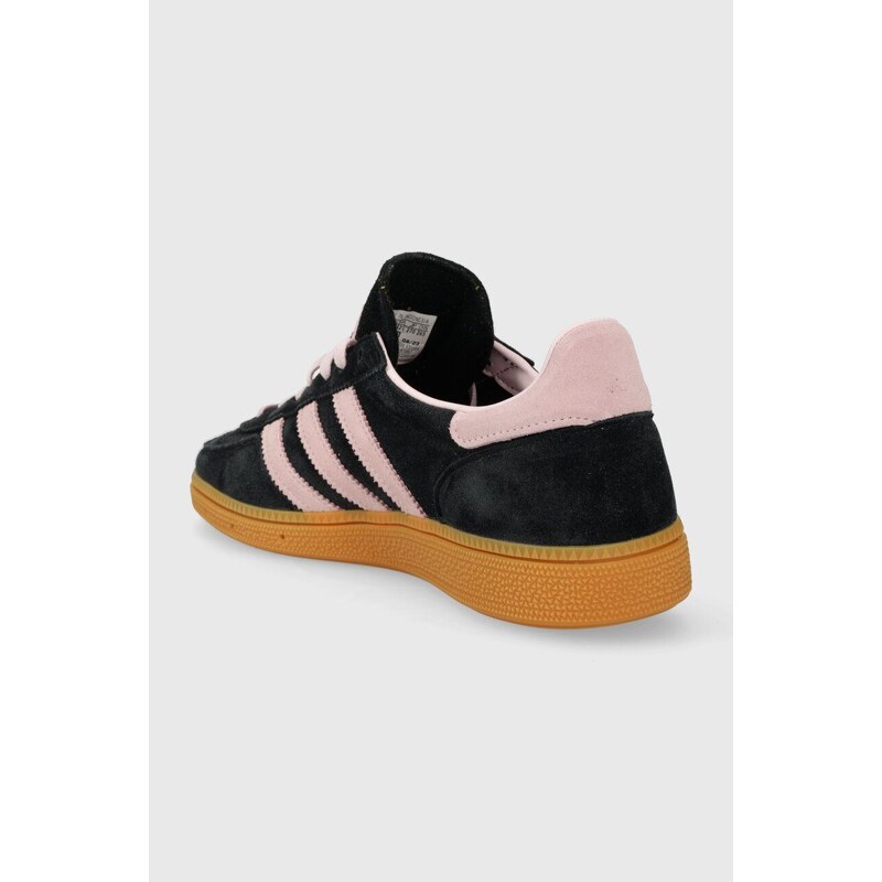 Semišové sneakers boty adidas Originals Handball Spezial černá barva, IE5897