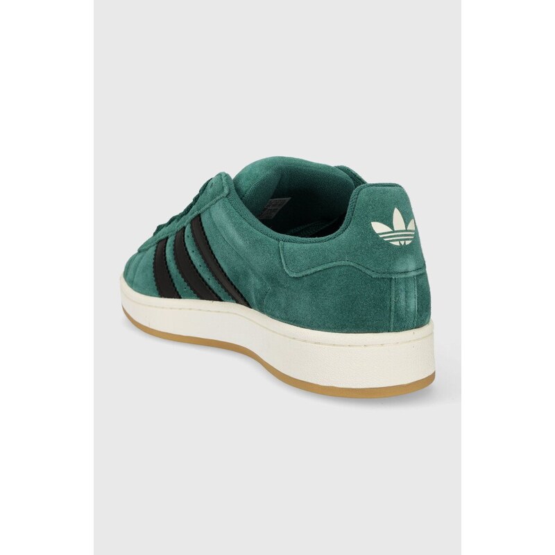 Semišové sneakers boty adidas Originals Campus 00s zelená barva, IF8763