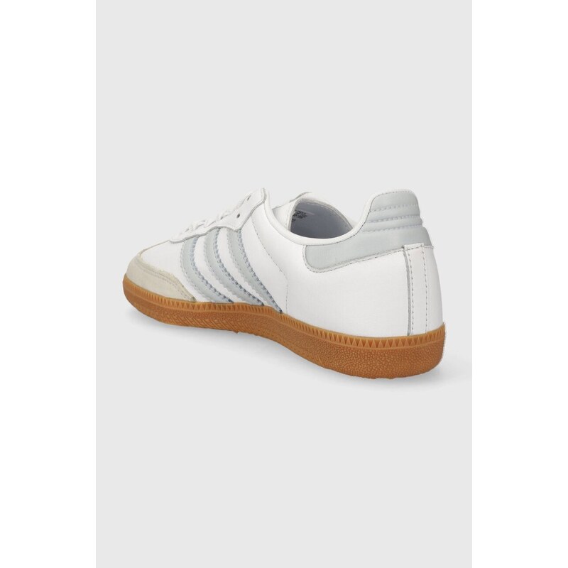 Kožené sneakers boty adidas Originals Samba OG bílá barva, IE0877
