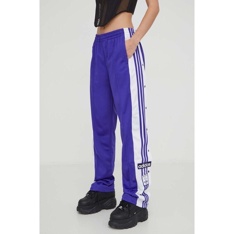 Tepláky adidas Originals fialová barva, s aplikací, IP0624