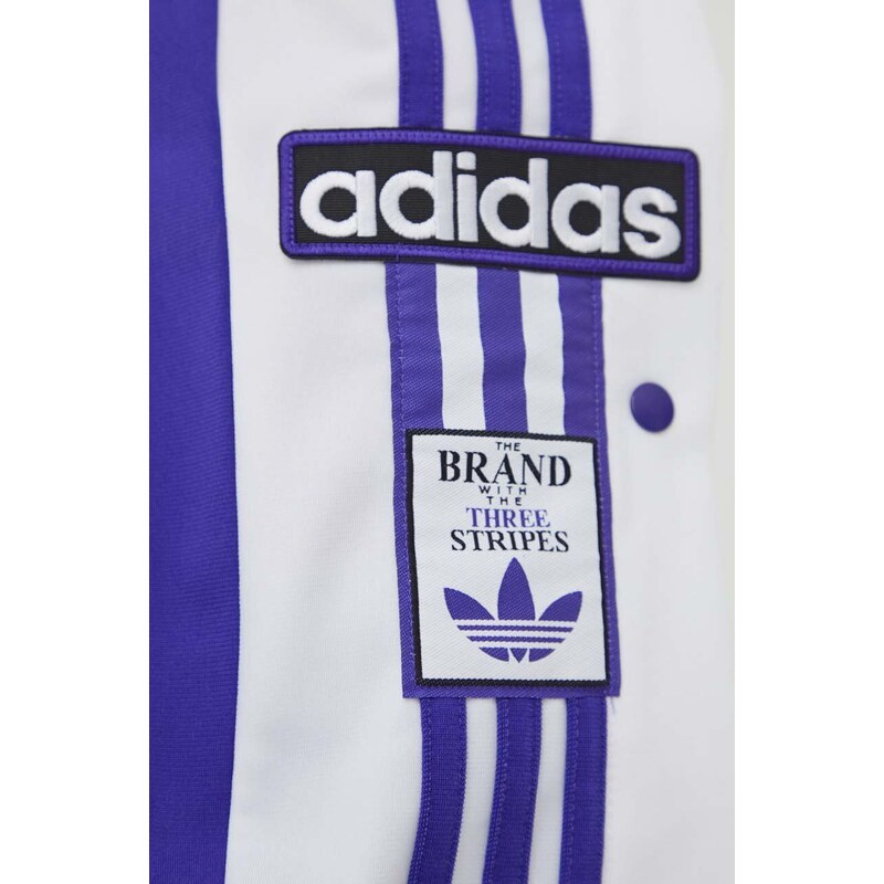 Tepláky adidas Originals fialová barva, s aplikací, IP0624