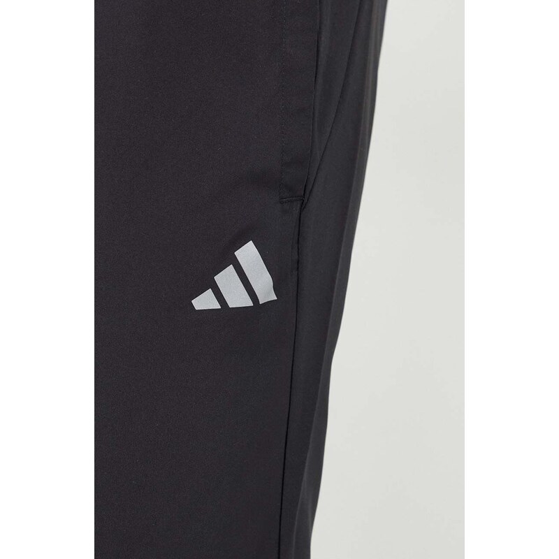 Tréninkové kalhoty adidas Performance Gym+ černá barva, hladké, IP4472