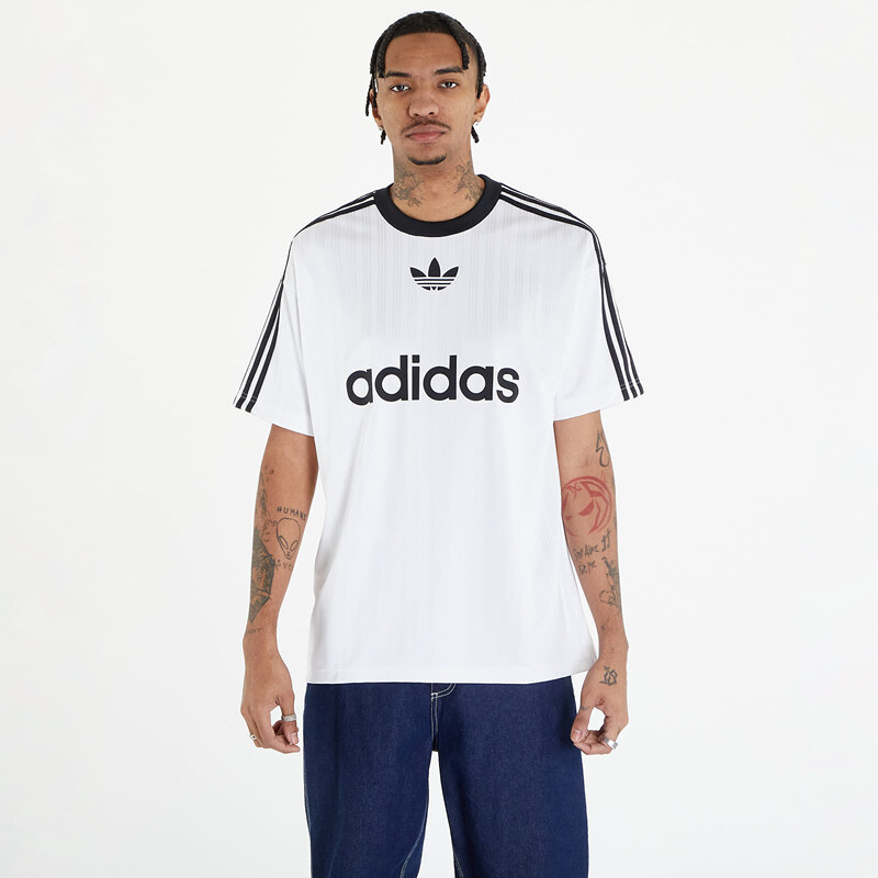 adidas Originals Pánské tričko adidas Adicolor Poly Short Sleeve Tee White/ Black