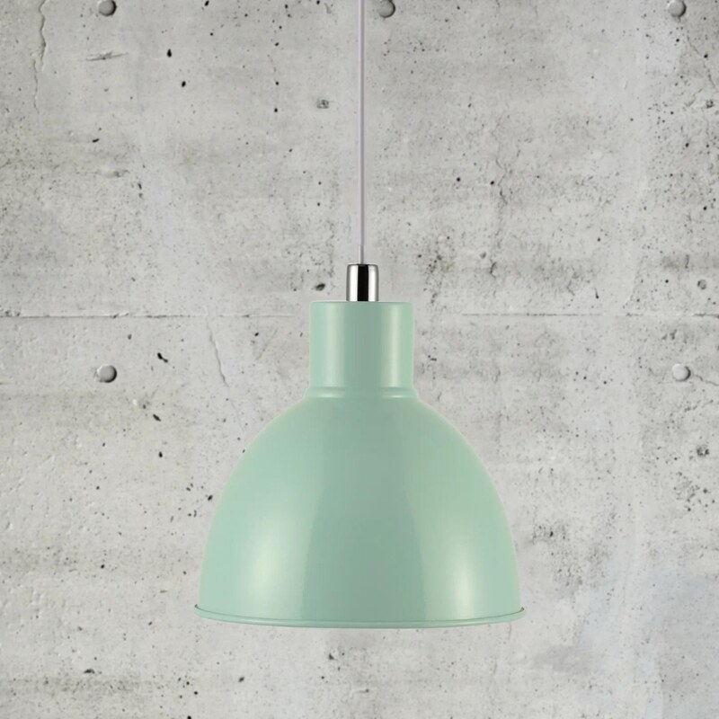 Nordlux Zelené kovové závěsné světlo Pop 22 cm