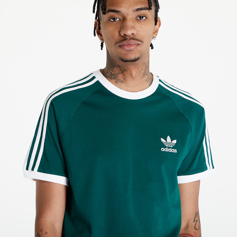 adidas Originals Pánské tričko adidas Adicolor Classics 3-Stripes Short Sleeve Tee Collegiate Green