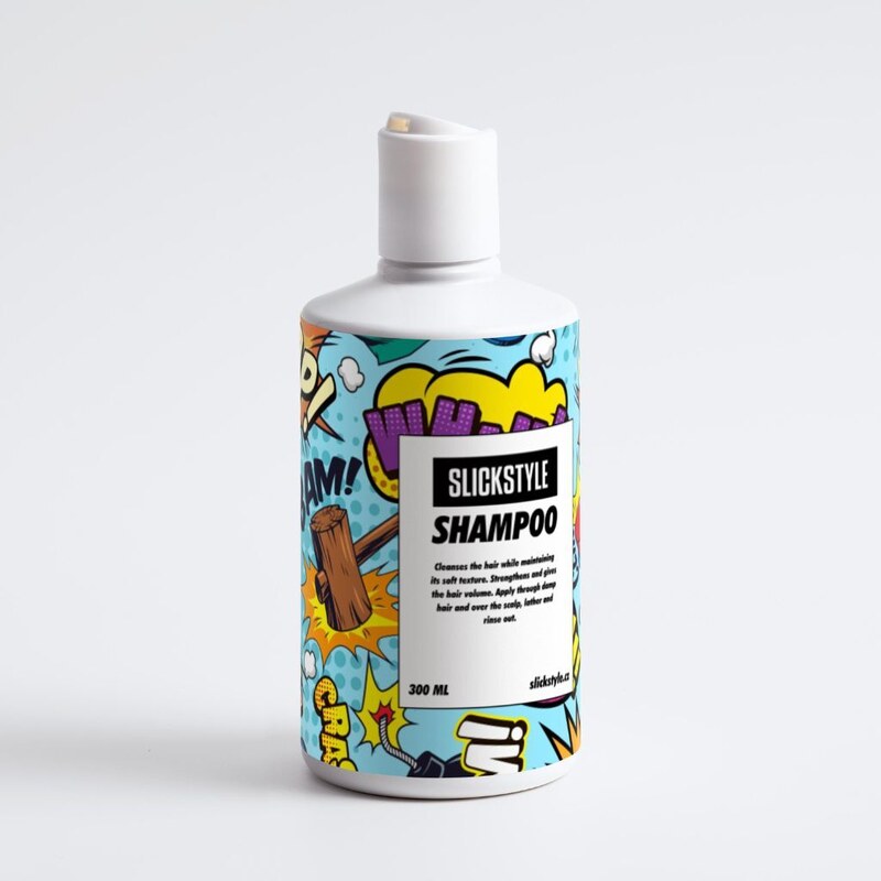 Slickstyle Nourish & Volumize Shampoo Green Tea & Aloe šampon pro objem a výživu vlasů 300 ml
