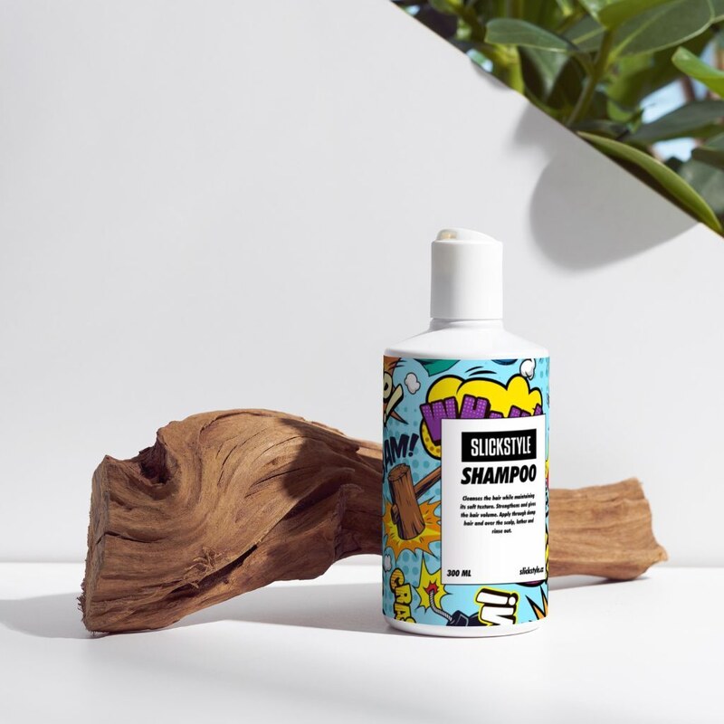 Slickstyle Nourish & Volumize Shampoo Green Tea & Aloe šampon pro objem a výživu vlasů 300 ml
