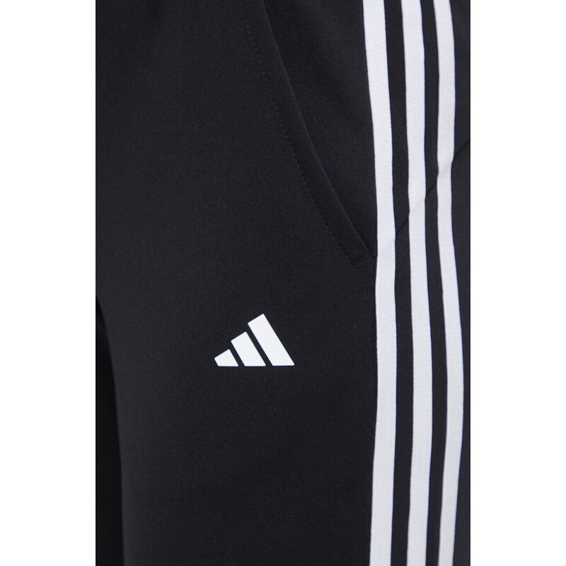 Tréninkové kalhoty adidas Performance Training Essentials černá barva, s aplikací, HZ5646