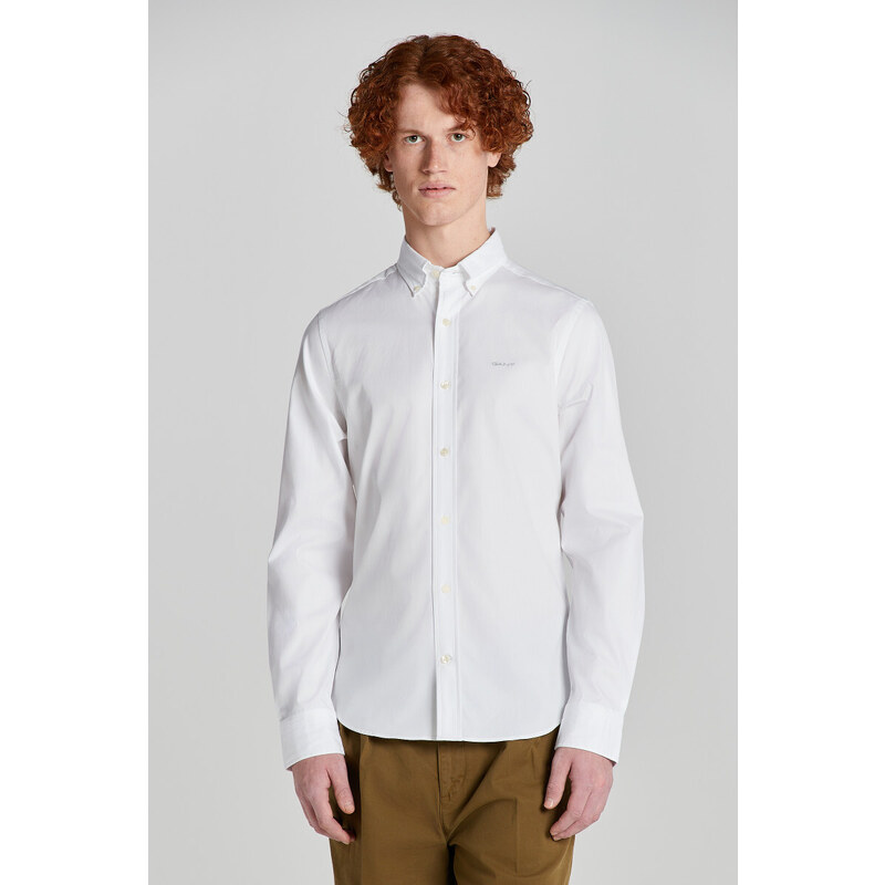 KOŠILE GANT SLIM PINPOINT OXFORD SHIRT bílá M