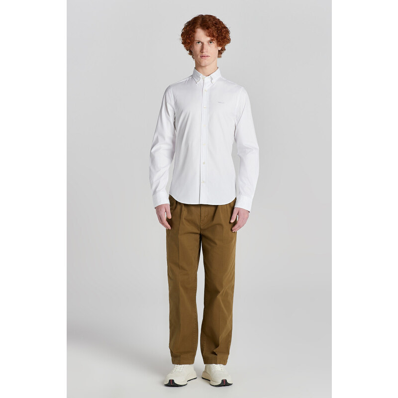 KOŠILE GANT SLIM PINPOINT OXFORD SHIRT bílá M