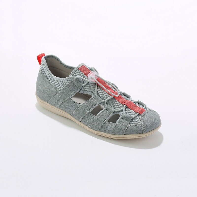 Blancheporte Sportovní sneakers s pružnými tkaničkami šedá 88623800