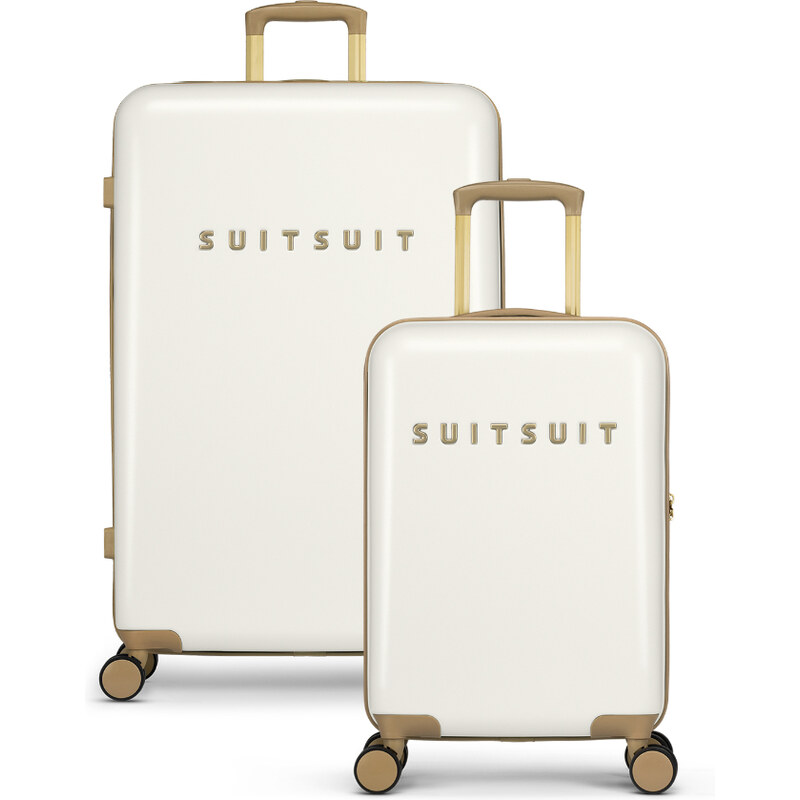 Sada cestovních kufrů SUITSUIT TR-6505/2 Fusion White Swan 91 l